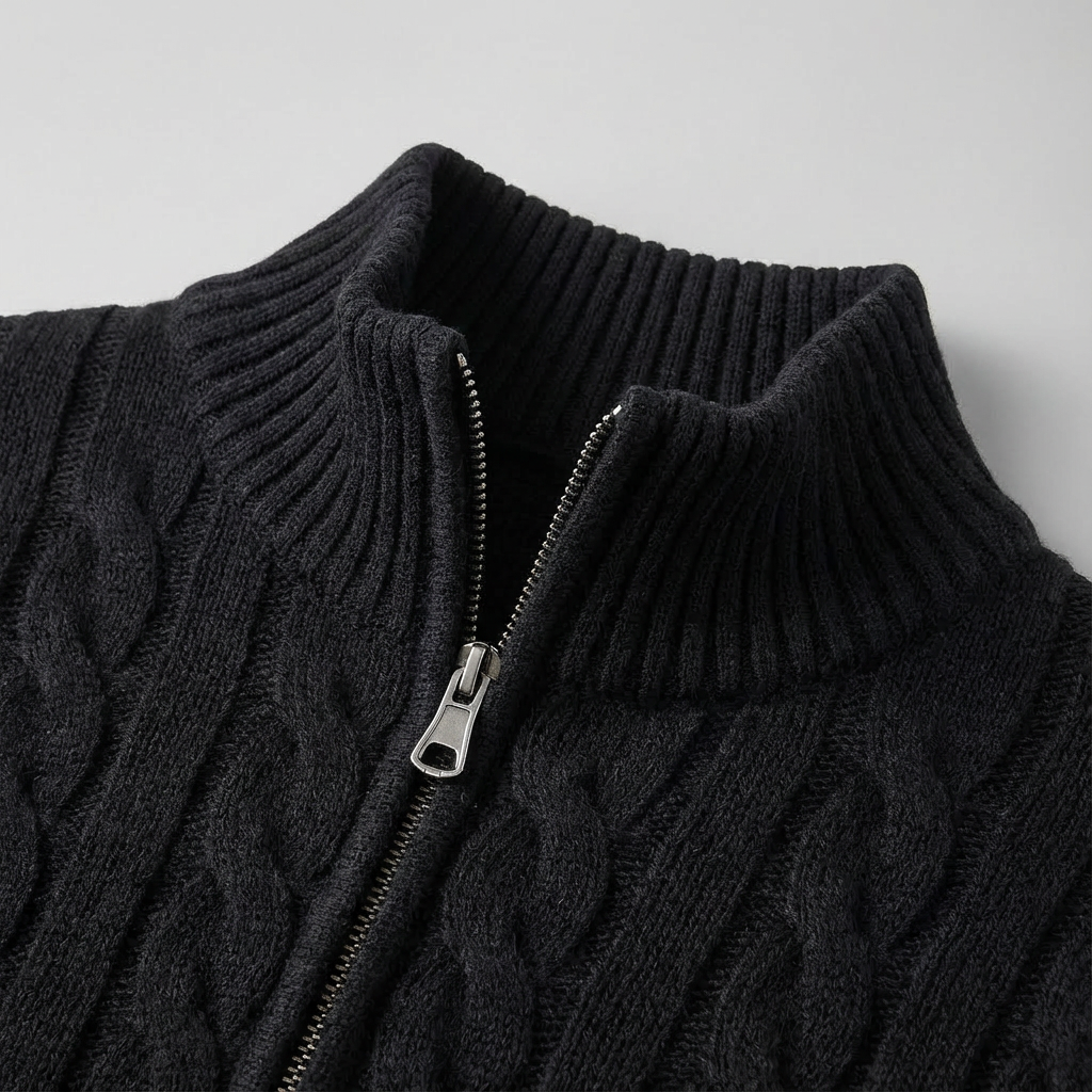 The Matcha Knit Zip