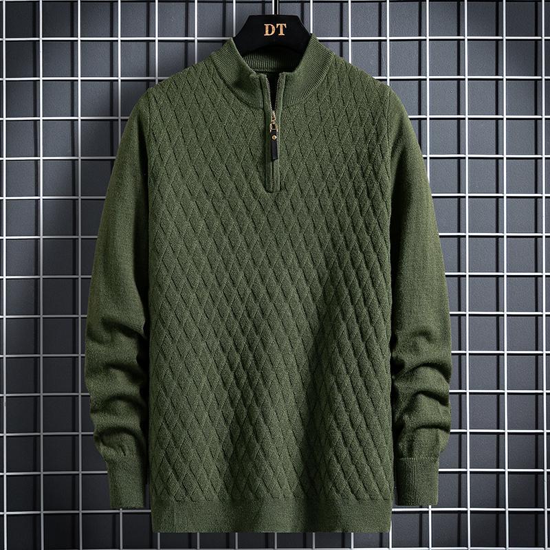 The Diamond Knit Quarter Zip