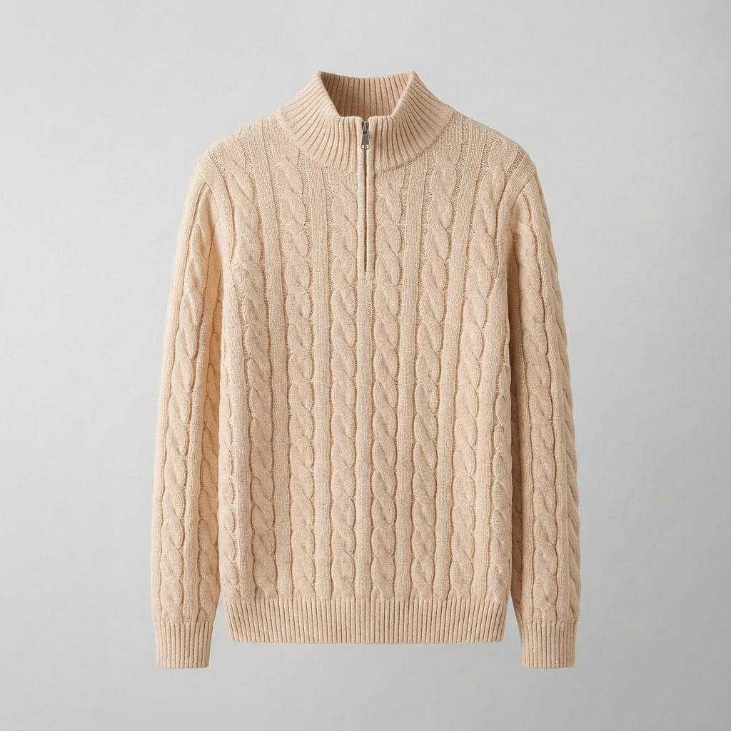 The Matcha Knit Zip