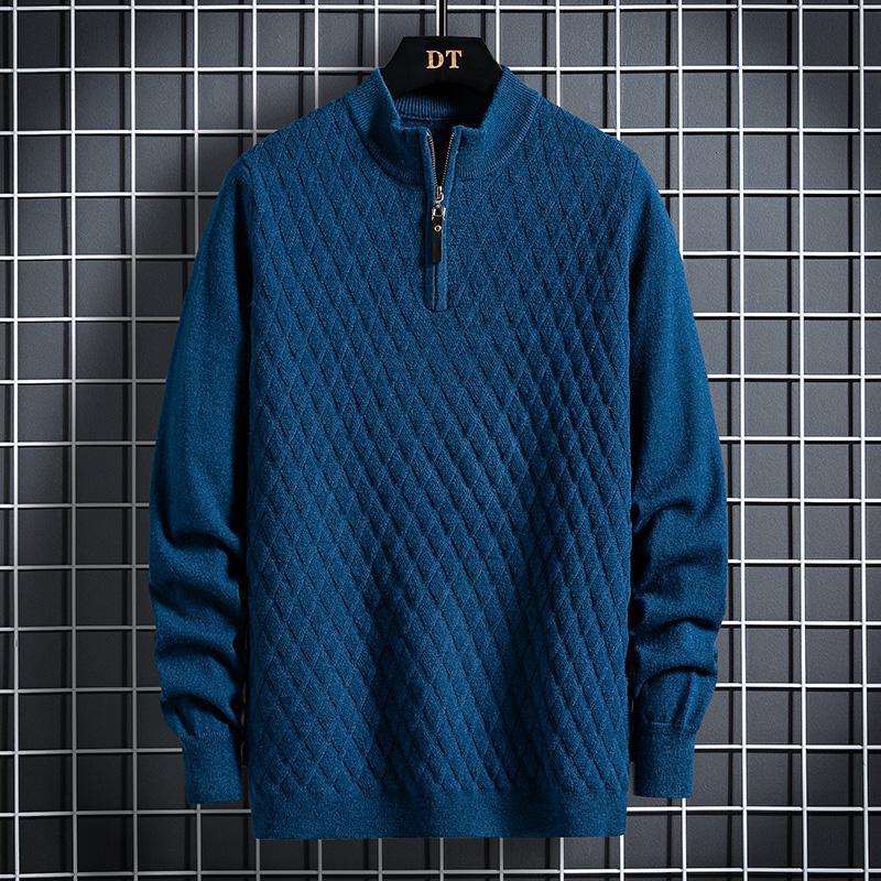 The Diamond Knit Quarter Zip