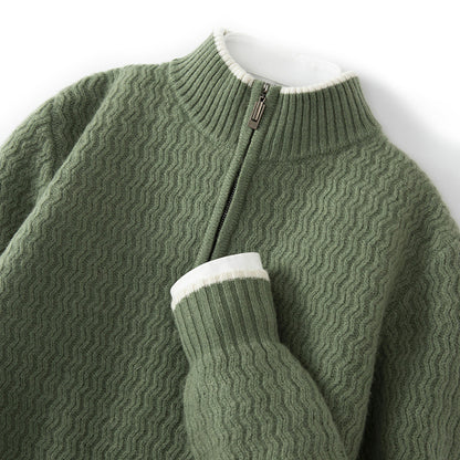 The Cable Knit Zip