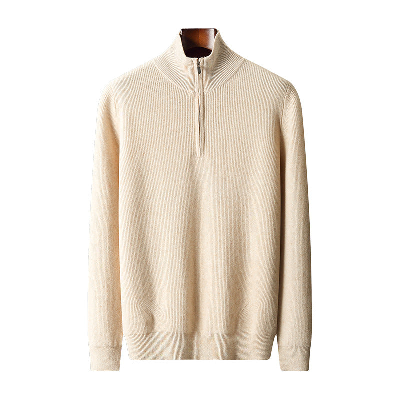The Thickened Cashmere Zip