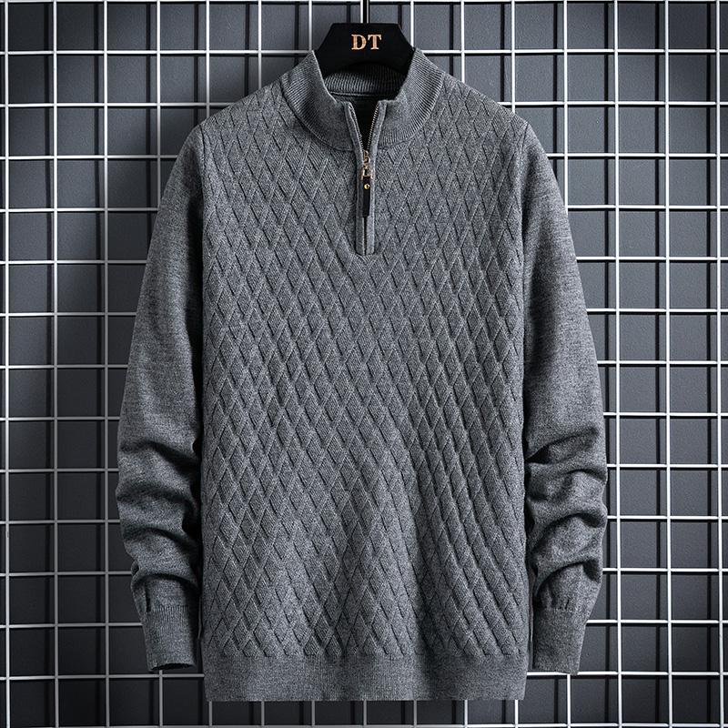 The Diamond Knit Quarter Zip