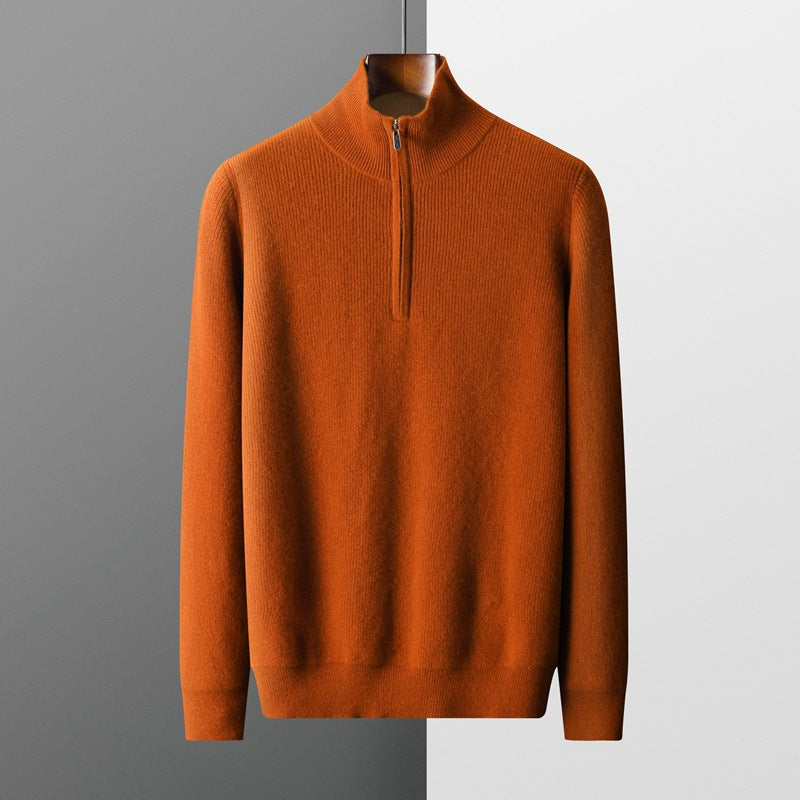 The Thickened Cashmere Zip