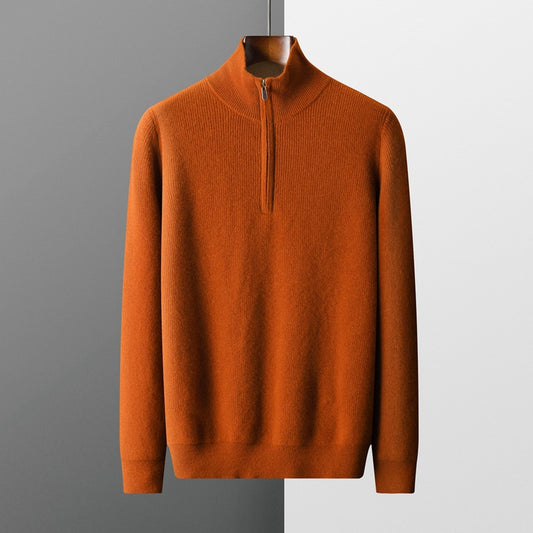 The Thickened Cashmere Zip