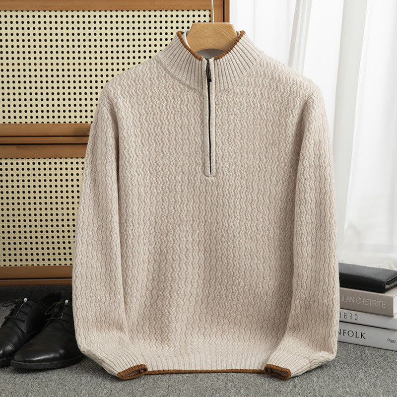 The Cable Knit Zip