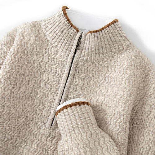 The Cable Knit Zip